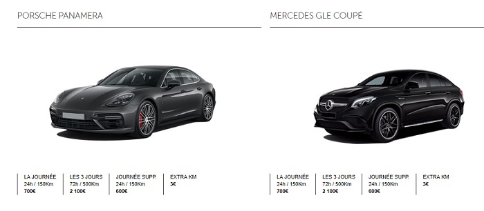 location berline luxe paris
