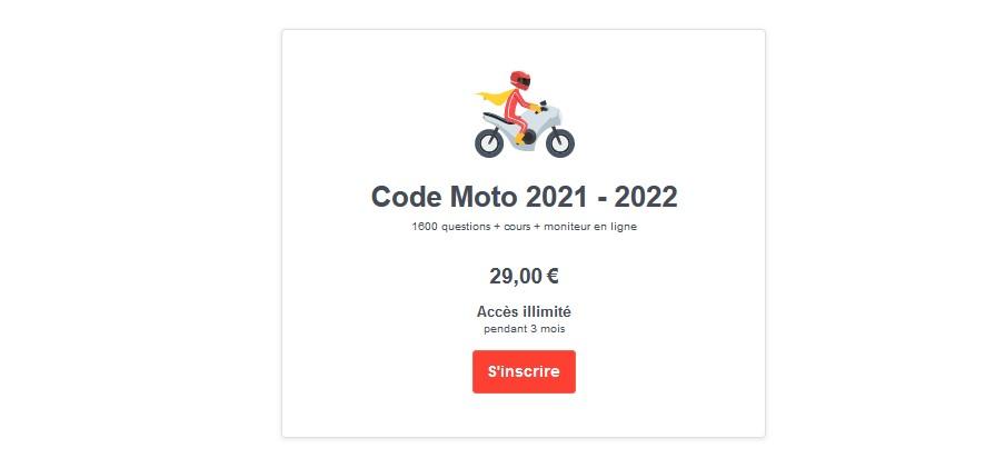 code moto en ligne 2022